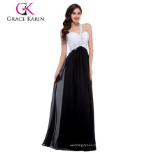 Grace Karin Wholesale Evening Gowns 2015 One Shoulder Chiffon Evening Dresses CL4447-1